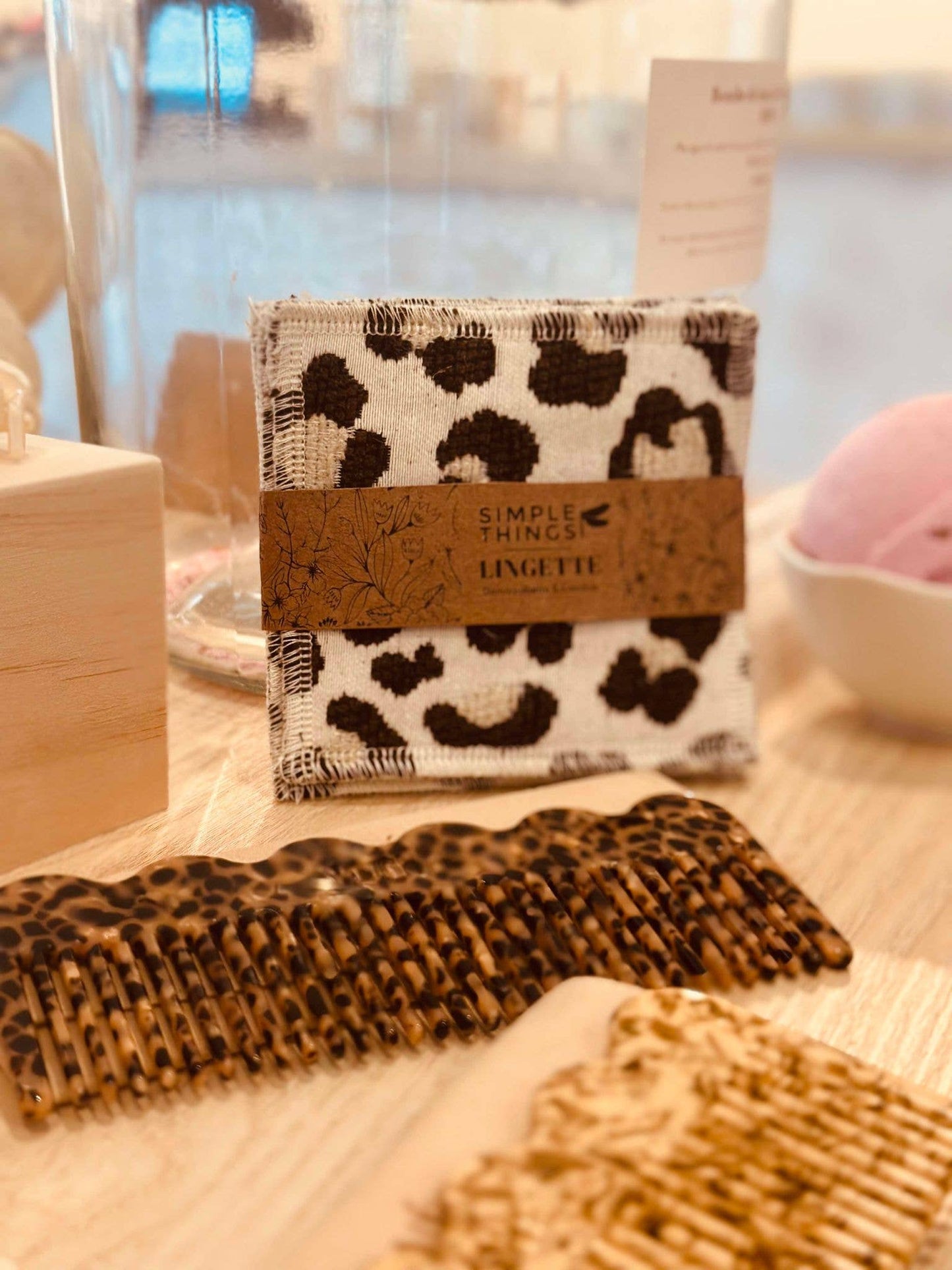 Waschbares Abschminktuch | Feline (Leopardenmuster)