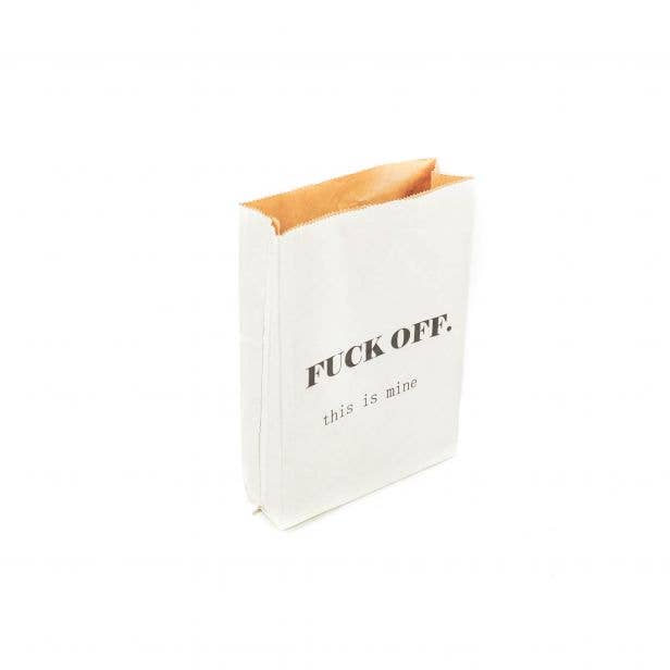 HV Papier-Aufbewahrungstasche Fuck Off, 28 x 10 x 45 cm