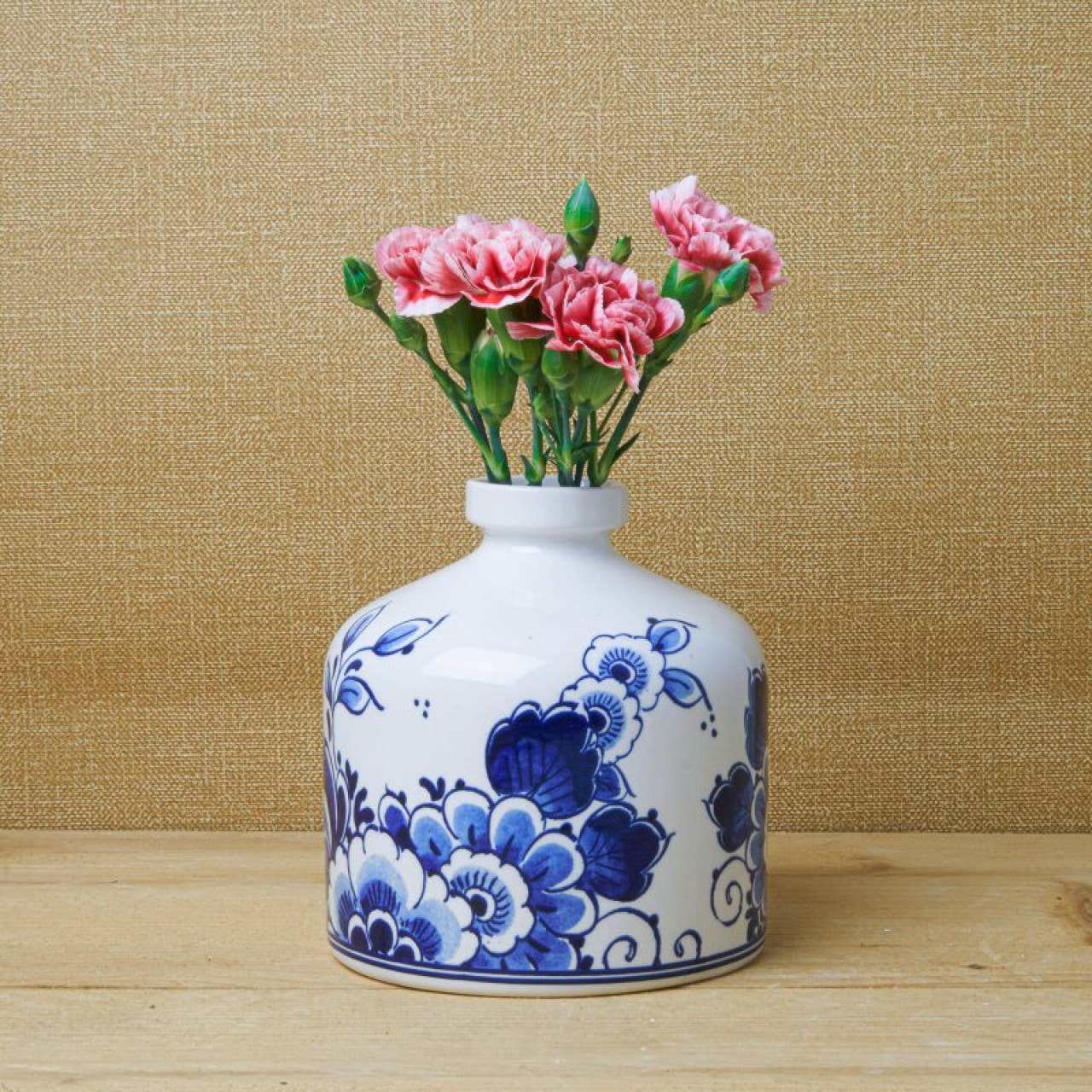 Runde Blumenvase