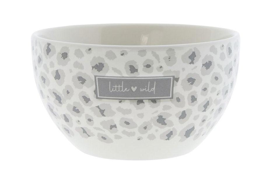 Bowl White/Leopard