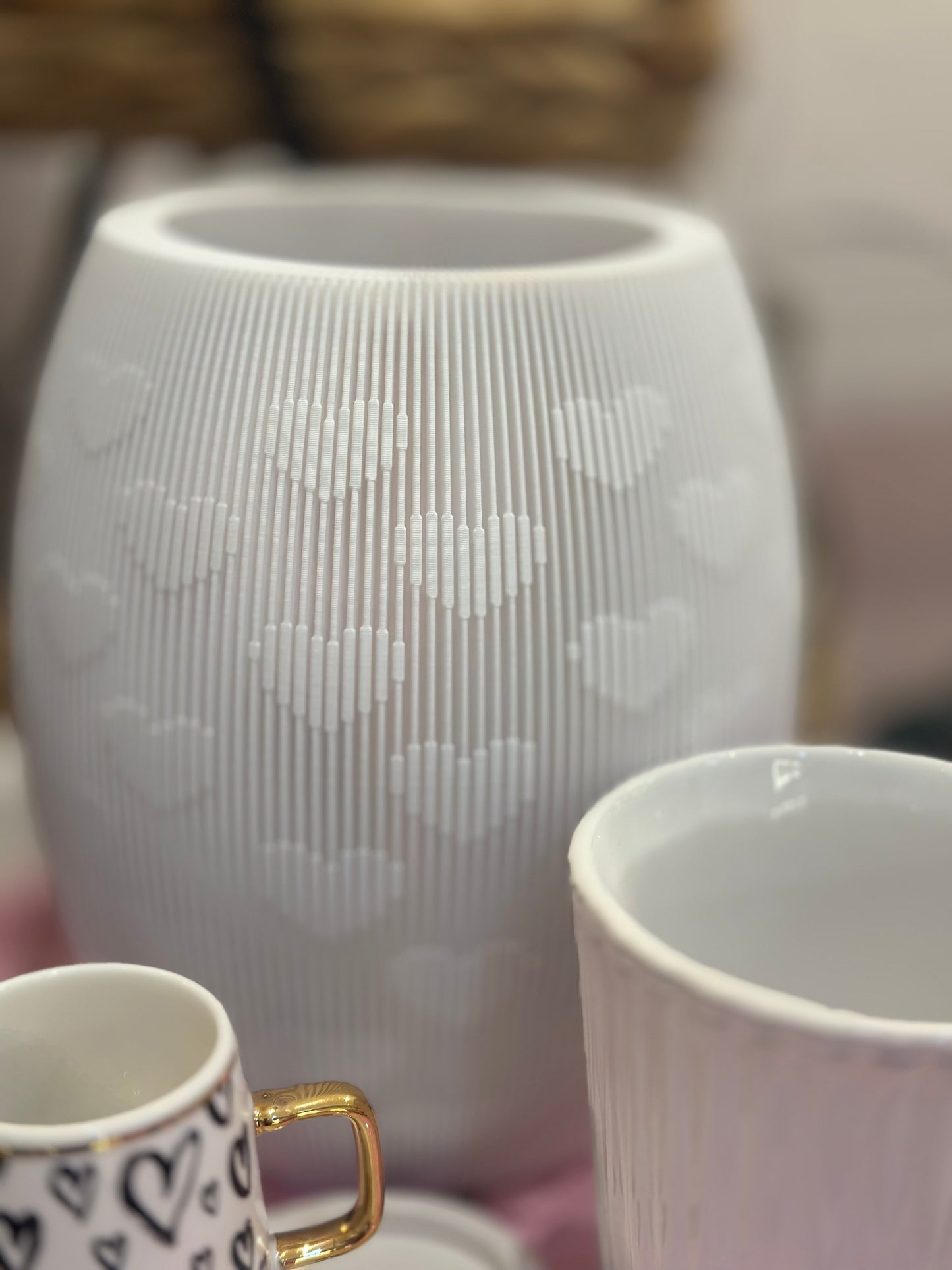 Vase Herz 3D-Druck