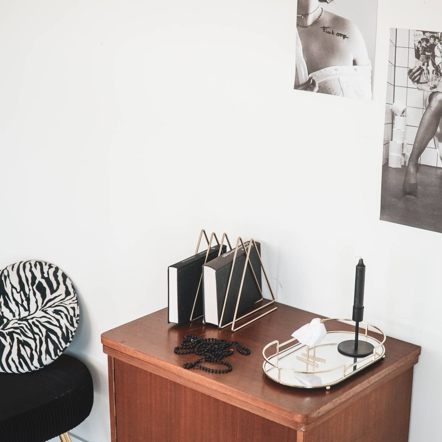 HV Organizer aus Metall, 22 x 19 x 19 cm: Gold