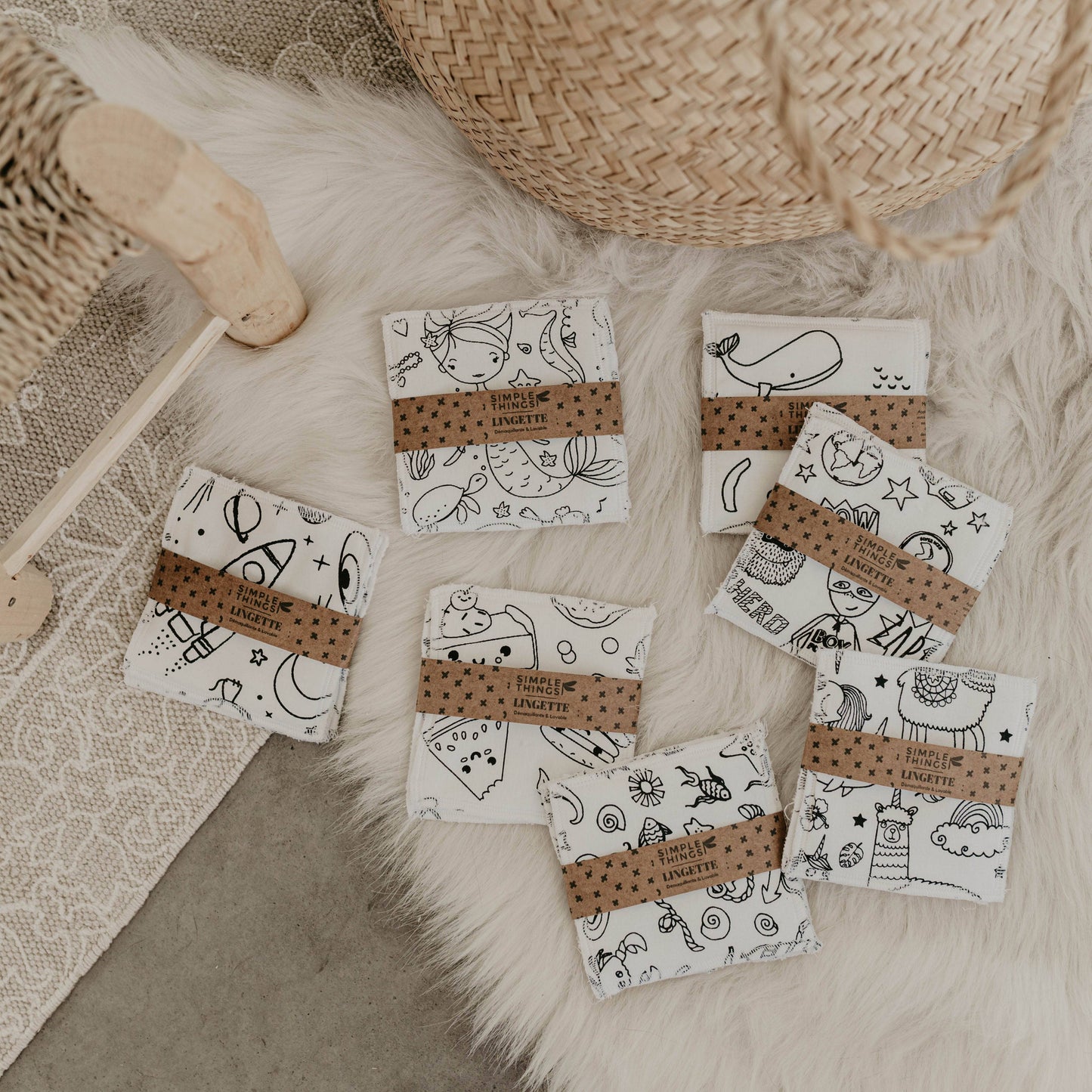 Waschbares Make-up-Entferner-Tuch „Kids“
