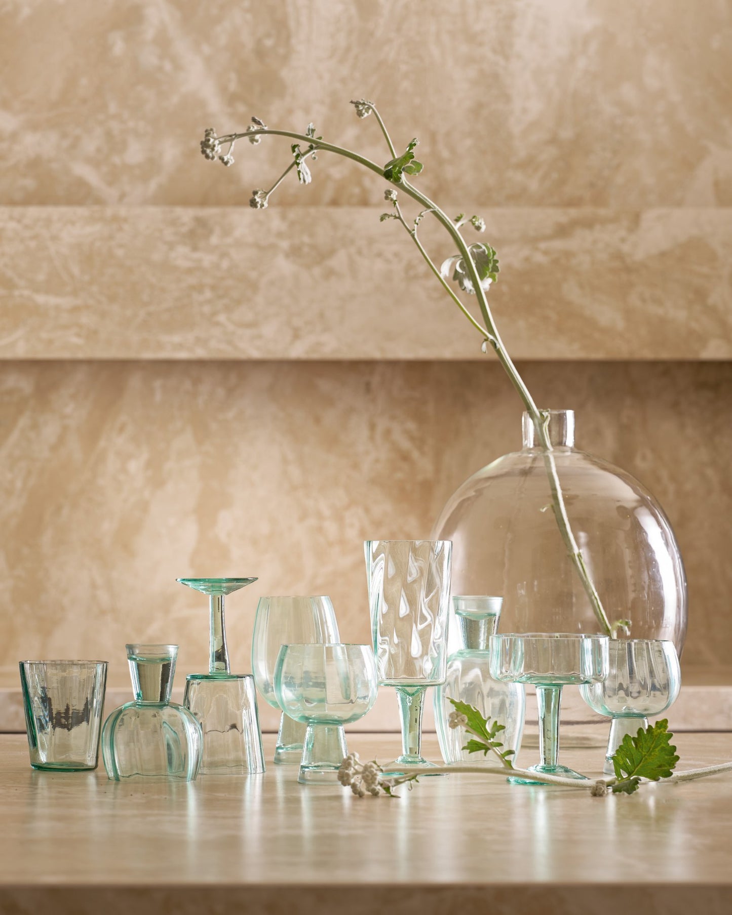 Wine Glass Retro Large 220ml Transparent
