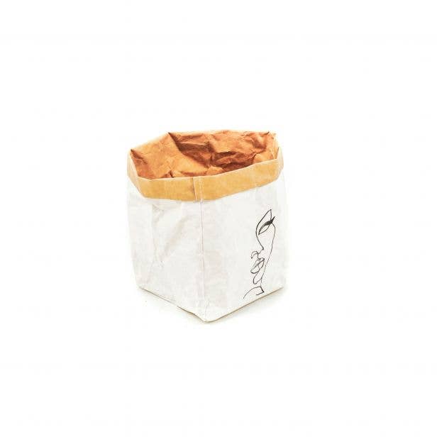 HV Papier-Aufbewahrungstasche - Stift-Zeichnung - 13 x 13 x 17 cm