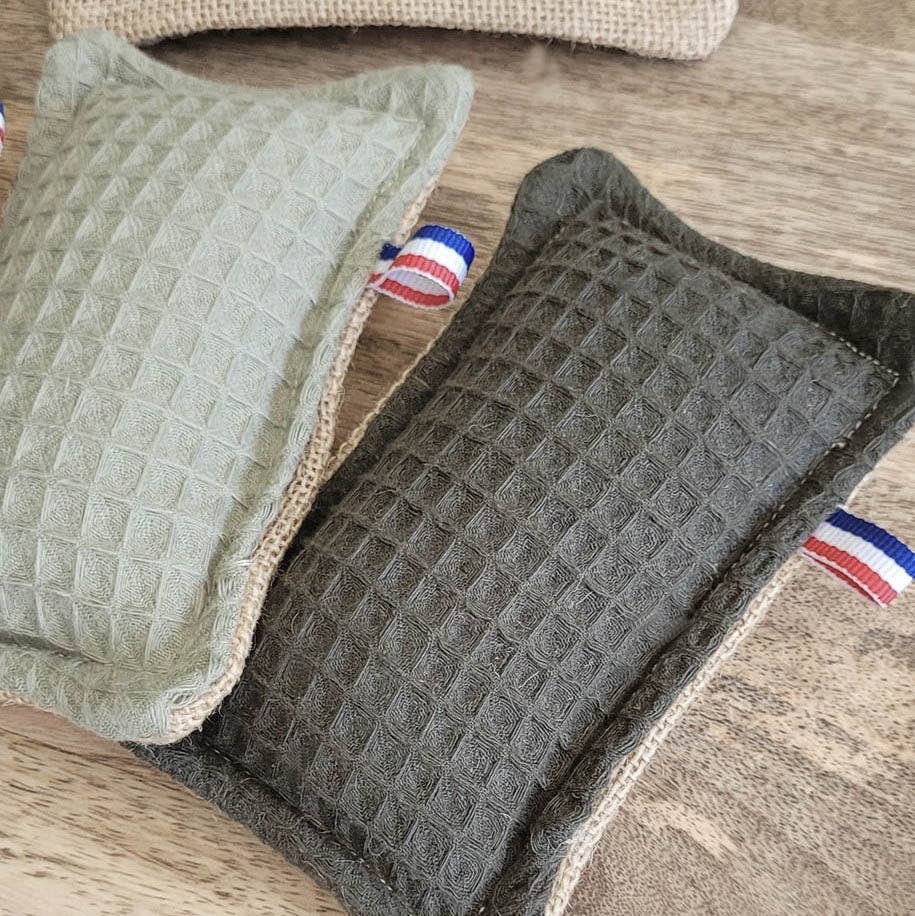 Waschbarer Schwamm | La Frenchie - Jute: Grau / Jute