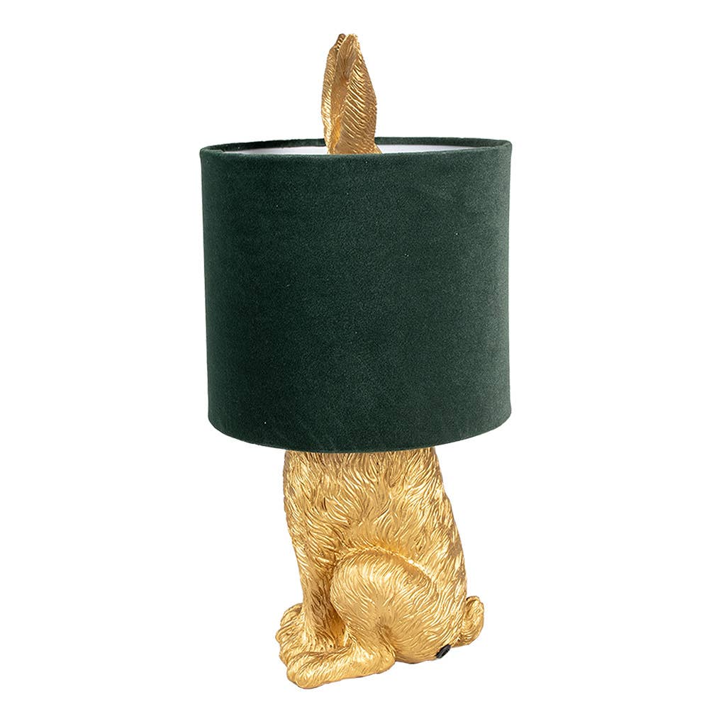 6LMC0099GOVGR Tischlampe Rabbit Ø 20x43 cm Goldfarben