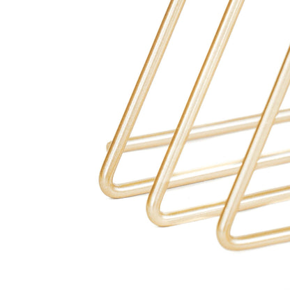 HV Organizer aus Metall, 22 x 19 x 19 cm: Gold