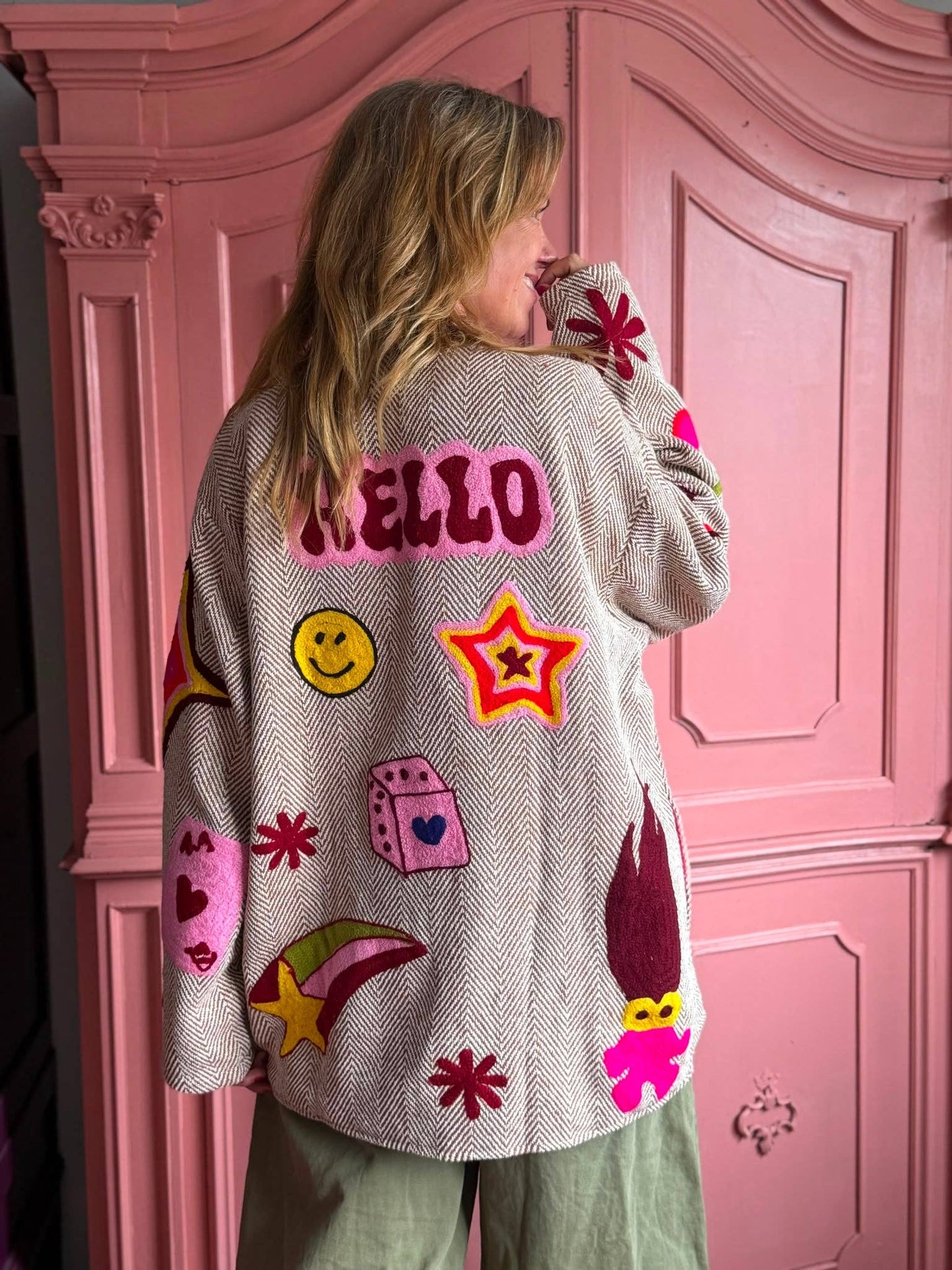 Tweedjacke Pacman
