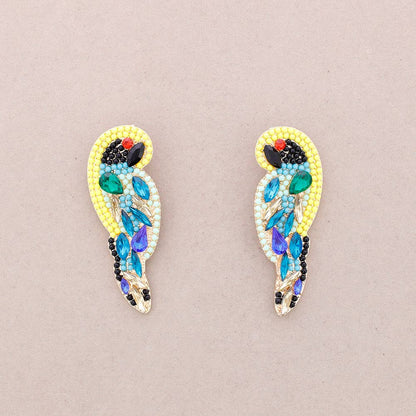 Cololine Crystal Papageien-Ohrringe: Kombiniert 1