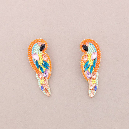 Cololine Crystal Papageien-Ohrringe: Kombiniert 1
