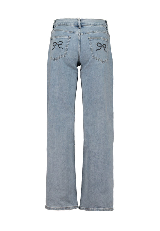 Jeans mit Schleifen