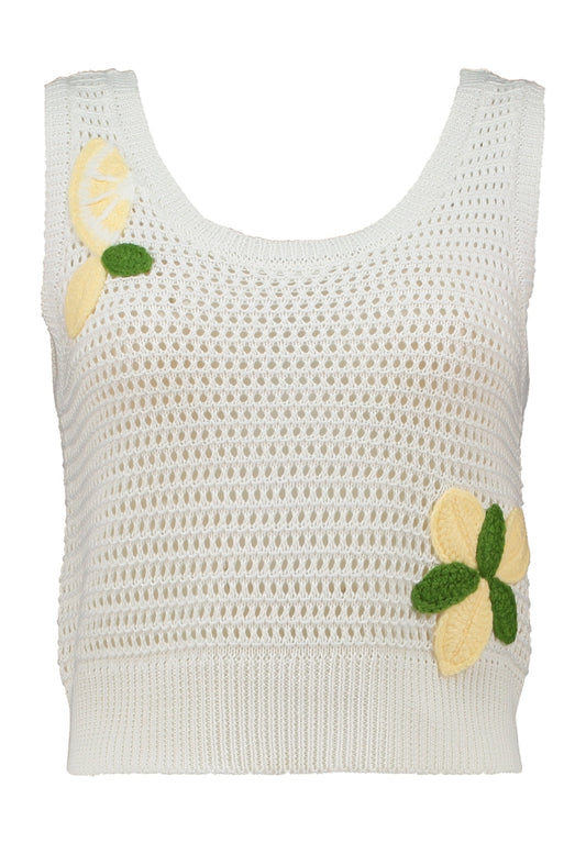 Bluse gestrickt Lemon