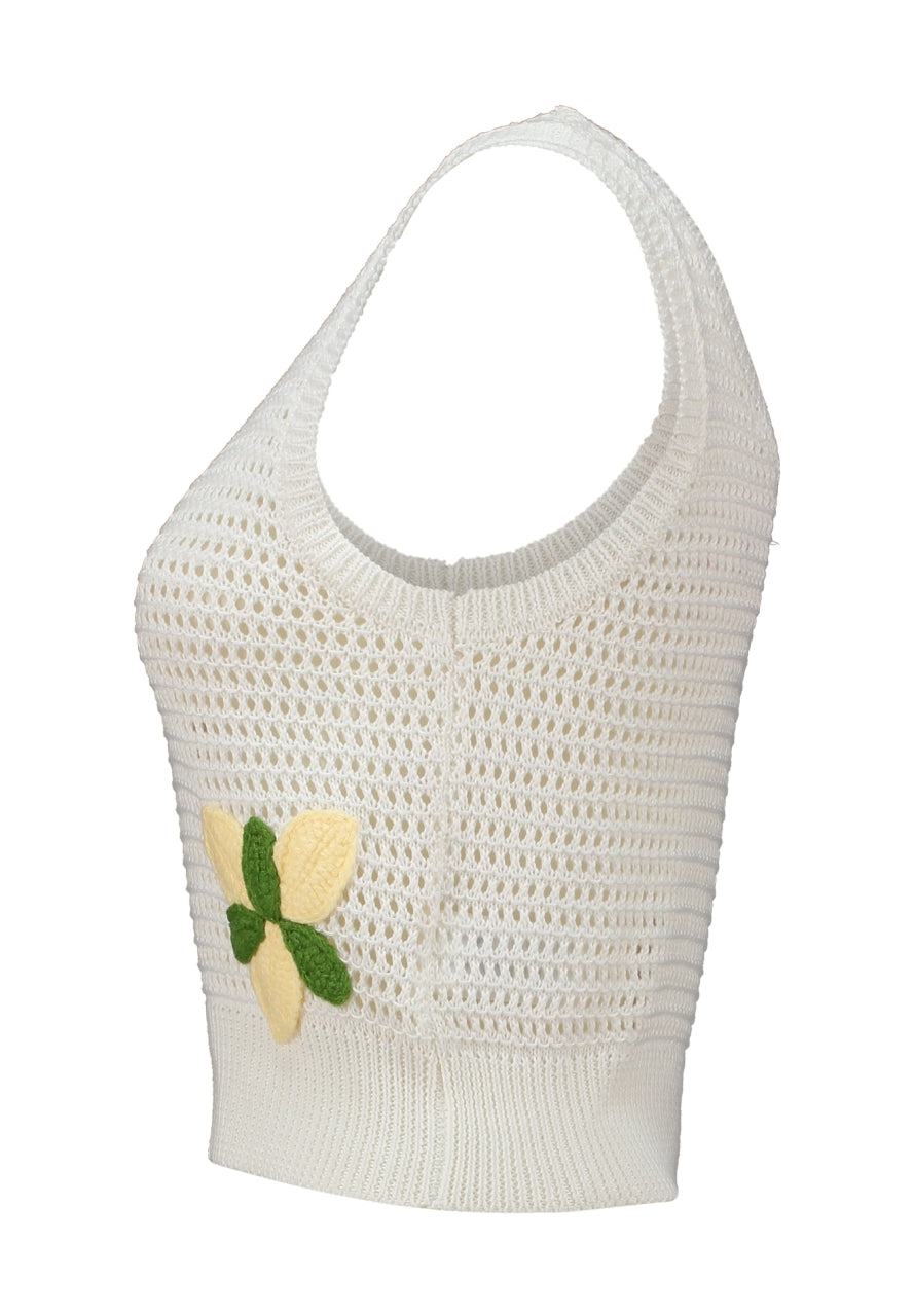 Bluse gestrickt Lemon