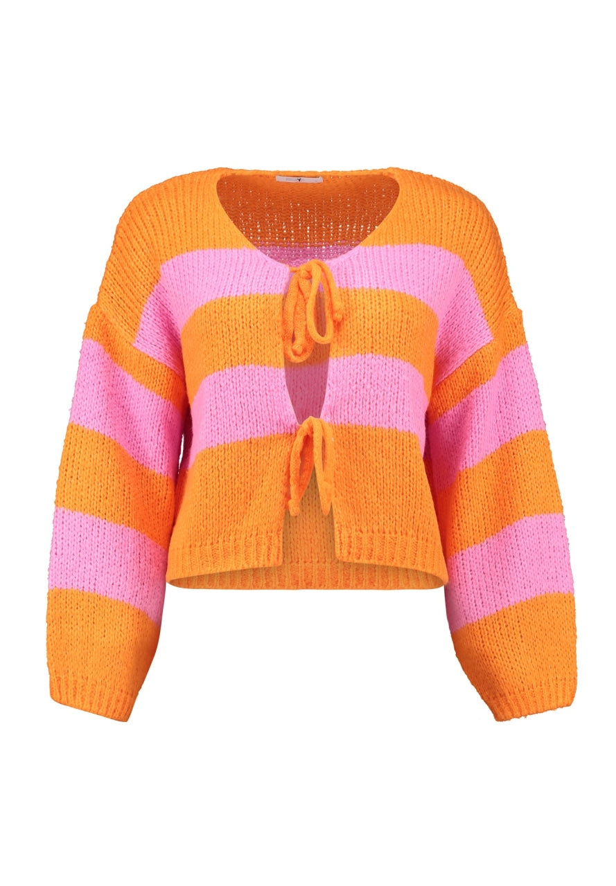 Strickjacke Schleife schmal