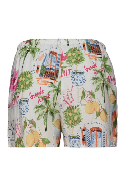 Short mit floralem Print Mykonos