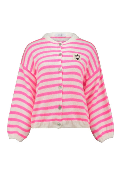 Strickjacke  gestreift