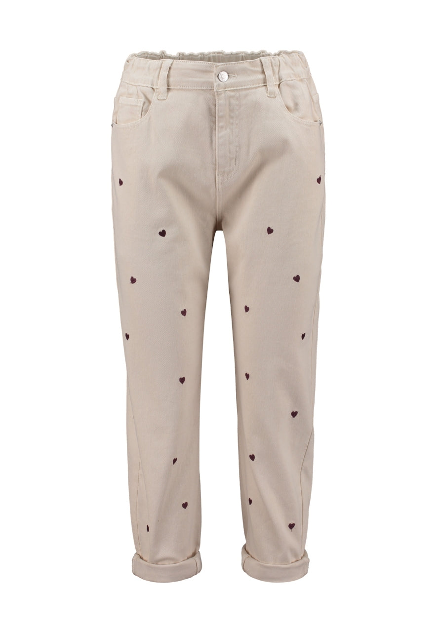 Jeans Herzen Blau