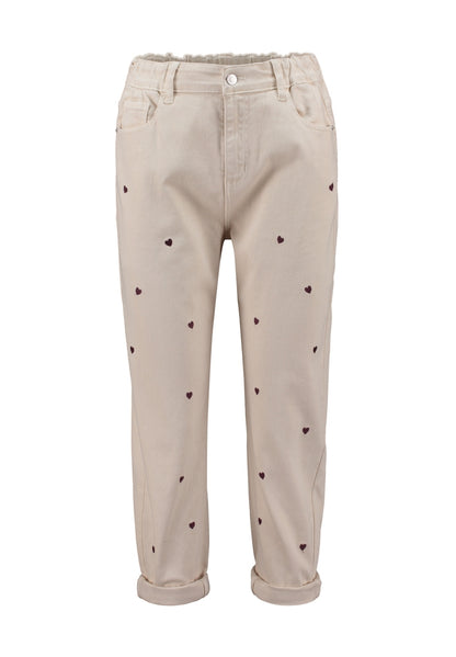 Jeans Herzen Blau