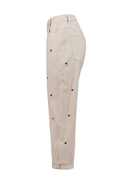 Jeans Herzen Blau