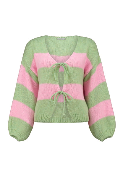 Strickjacke Schleife