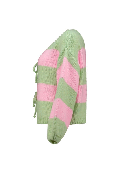 Strickjacke Schleife