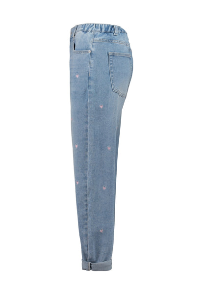 Jeans Herzen Rosa