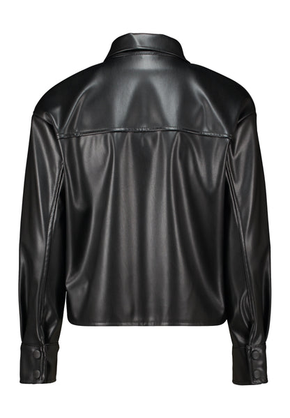 Hemdjacke in Lederoptik