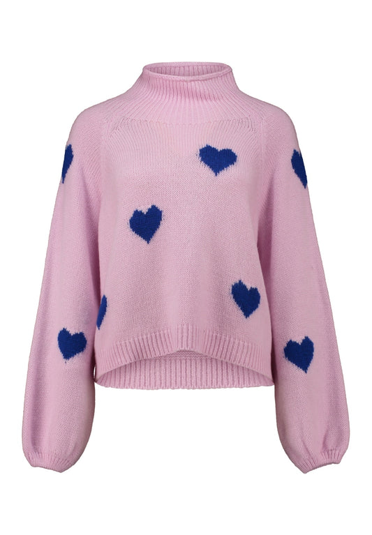 Herz Strickpullover