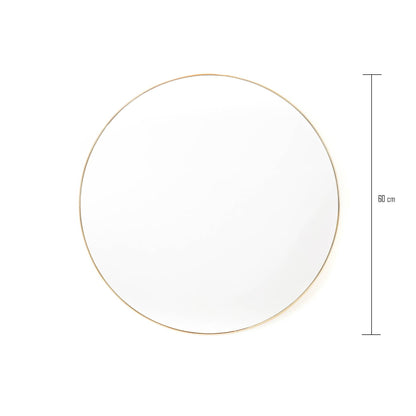 HV Runder Metallspiegel 60cm Gold: 5 x 60 cm