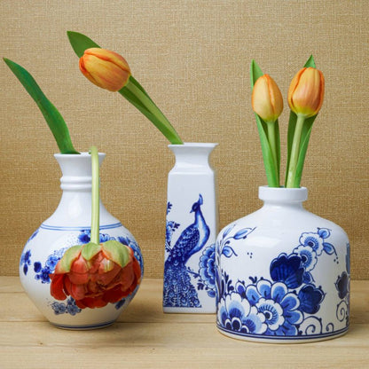 Runde Blumenvase