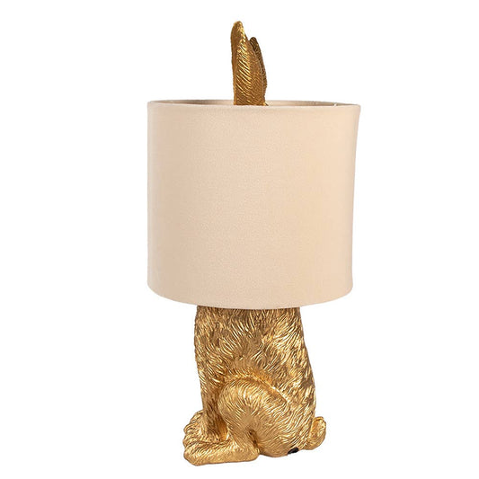 6LMC0099GOVBE Tischlampe Rabbit Ø 20x43 cm Goldfarben