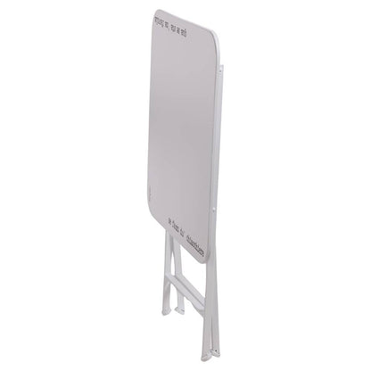SPQERE SET TISCH MIT STÜHLEN WEISS METALL