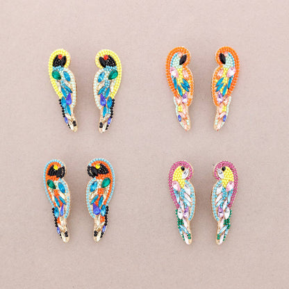 Cololine Crystal Papageien-Ohrringe: Kombiniert 1