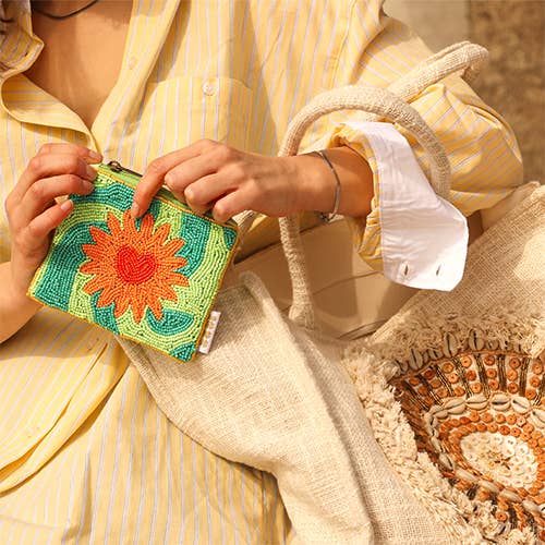Handgemachte Tasche aus Indien