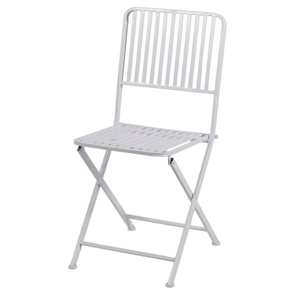 SPQERE SET TISCH MIT STÜHLEN WEISS METALL
