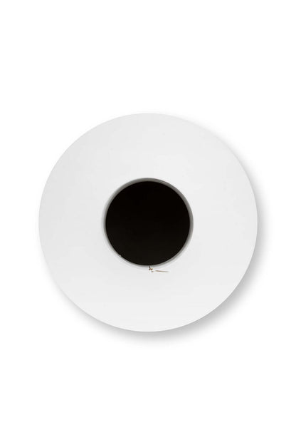 Vase Metal White 24x38cm Weiß
