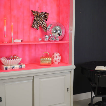 Weihnachtsdekoration - Schleife - Panter - Samtig - 32x40cm