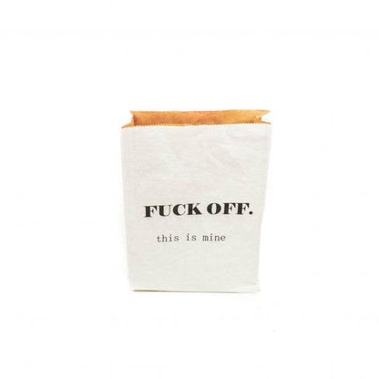 HV Papier-Aufbewahrungstasche Fuck Off, 28 x 10 x 45 cm