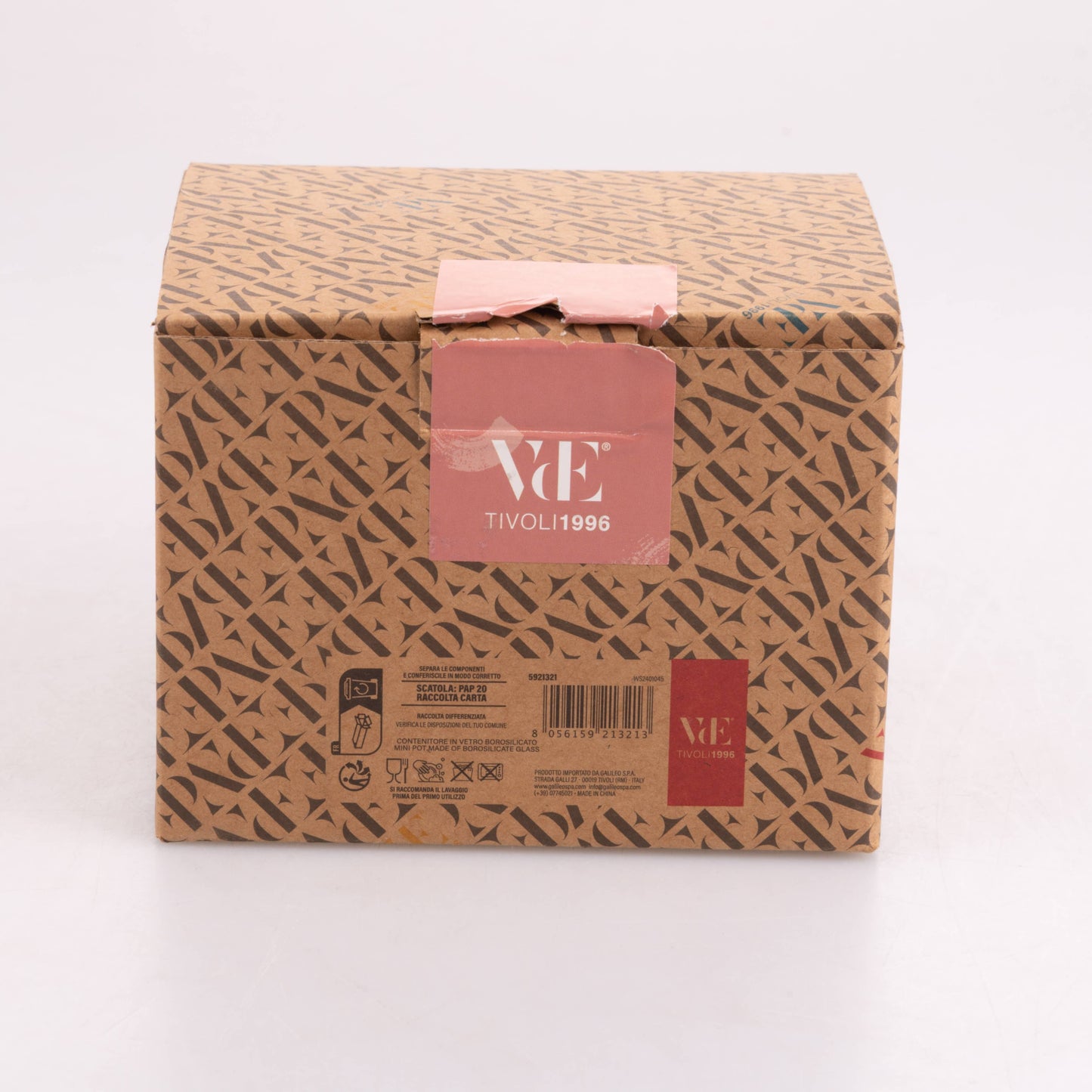 Glasbehälter mit Deckel aus Borosilikat 300ML