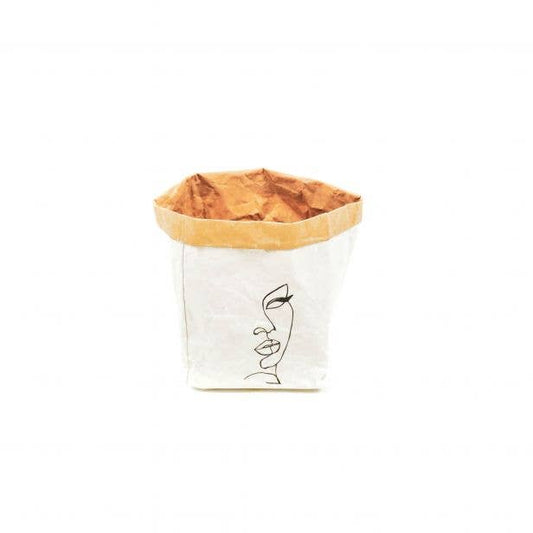 HV Papier-Aufbewahrungstasche - Stift-Zeichnung - 13 x 13 x 17 cm