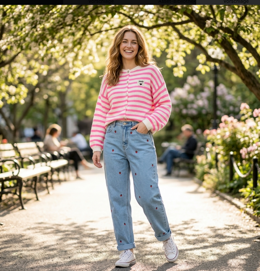 Erdbeeren Jeans