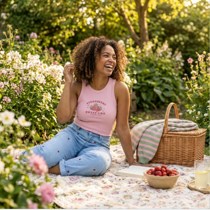 Erdbeeren Jeans