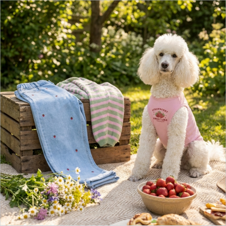 Erdbeeren Jeans