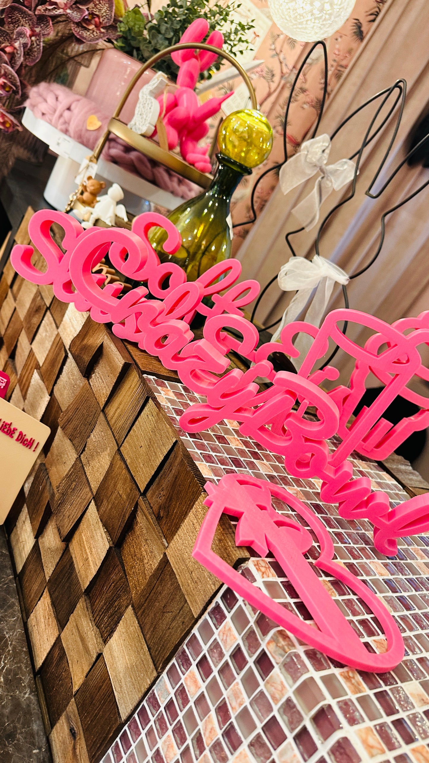 Schriftzüge nach Wunsch