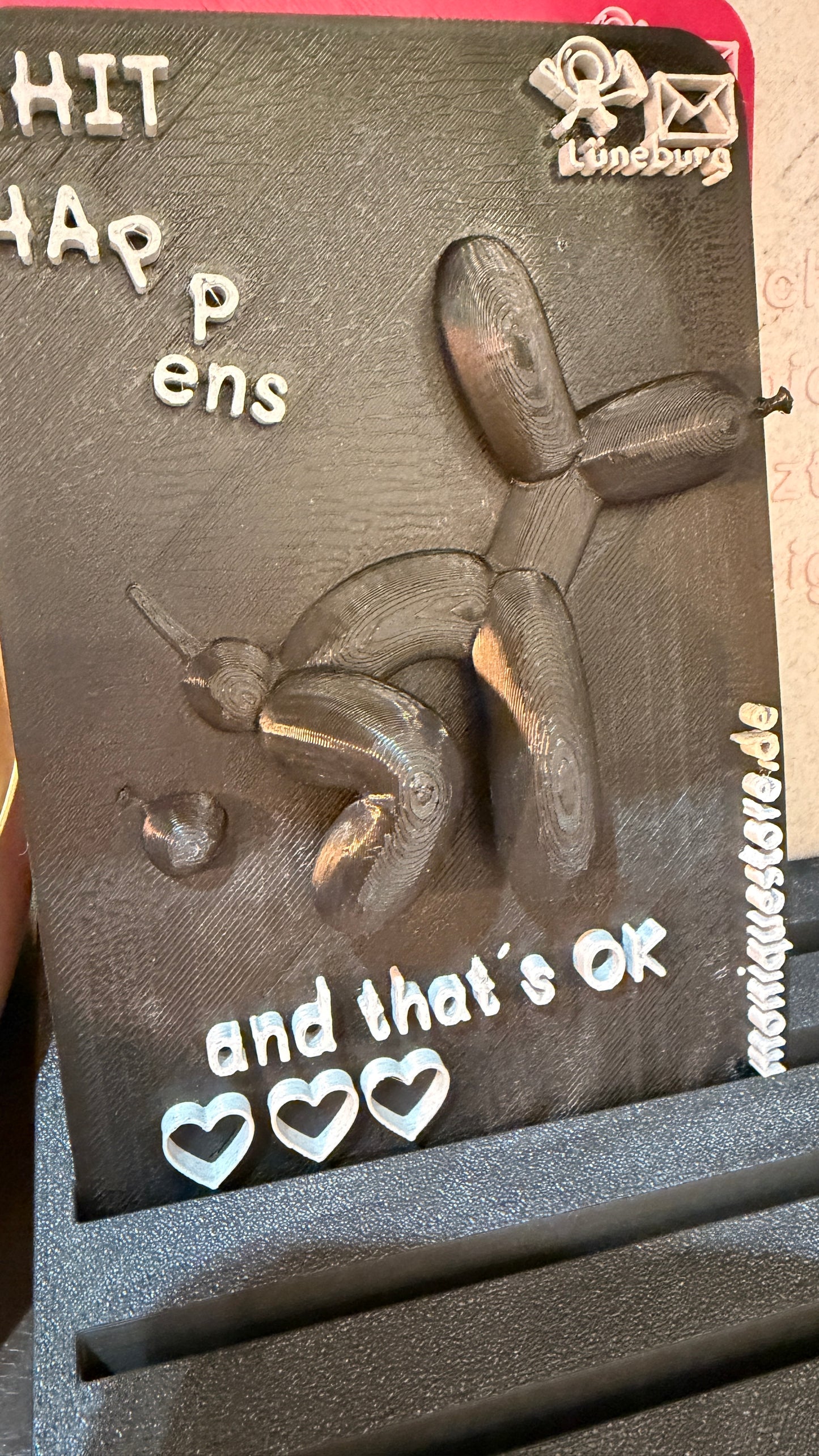 Postkarte Shit Happens