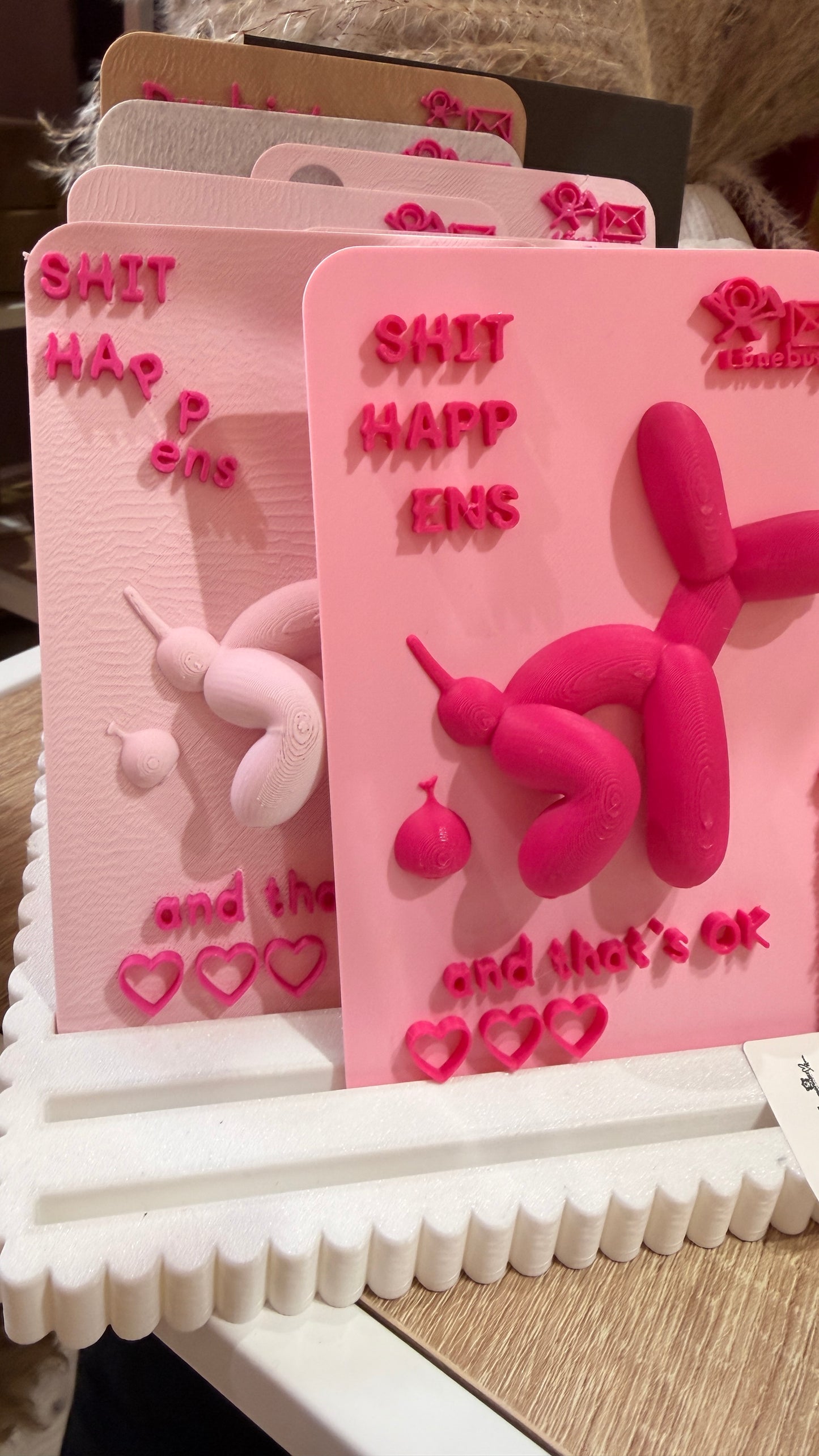 Postkarte Shit Happens