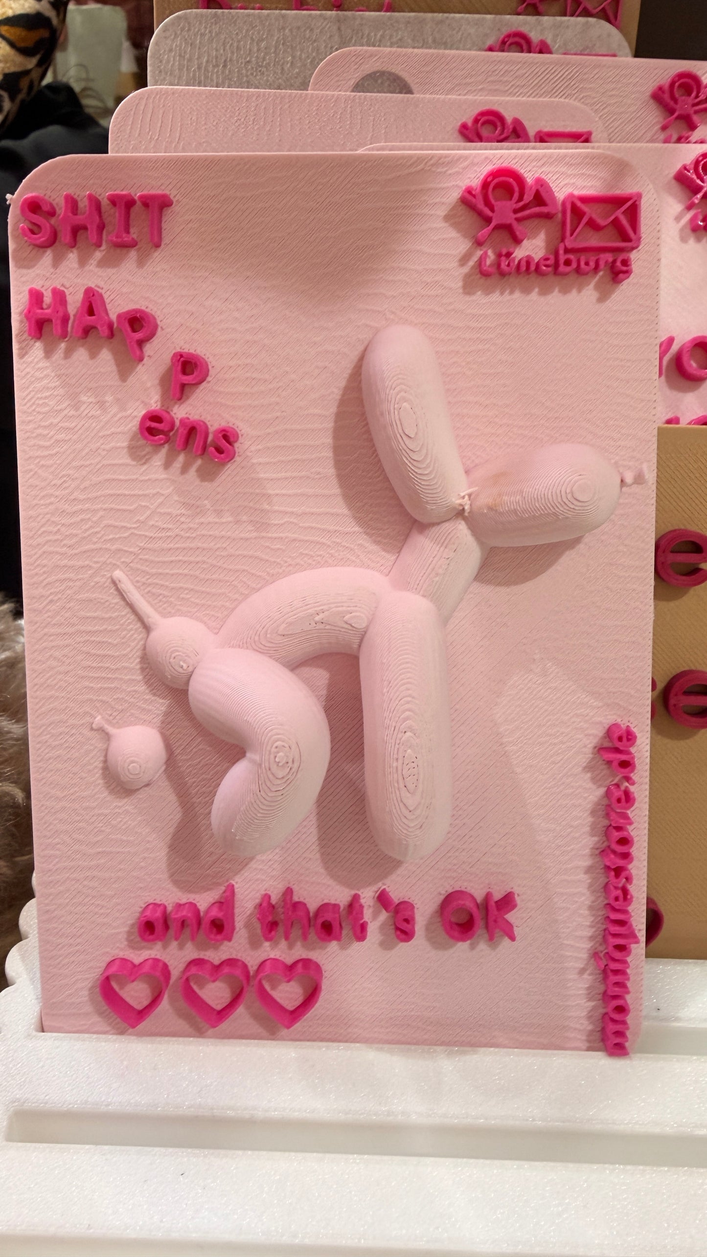 Postkarte Shit Happens