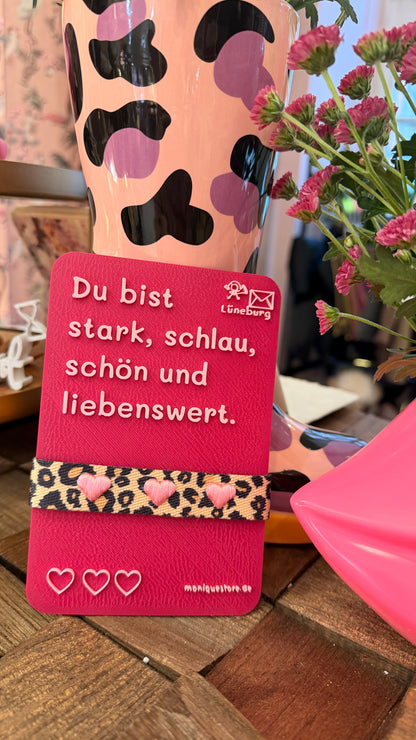 Postkarte inkl. Armband