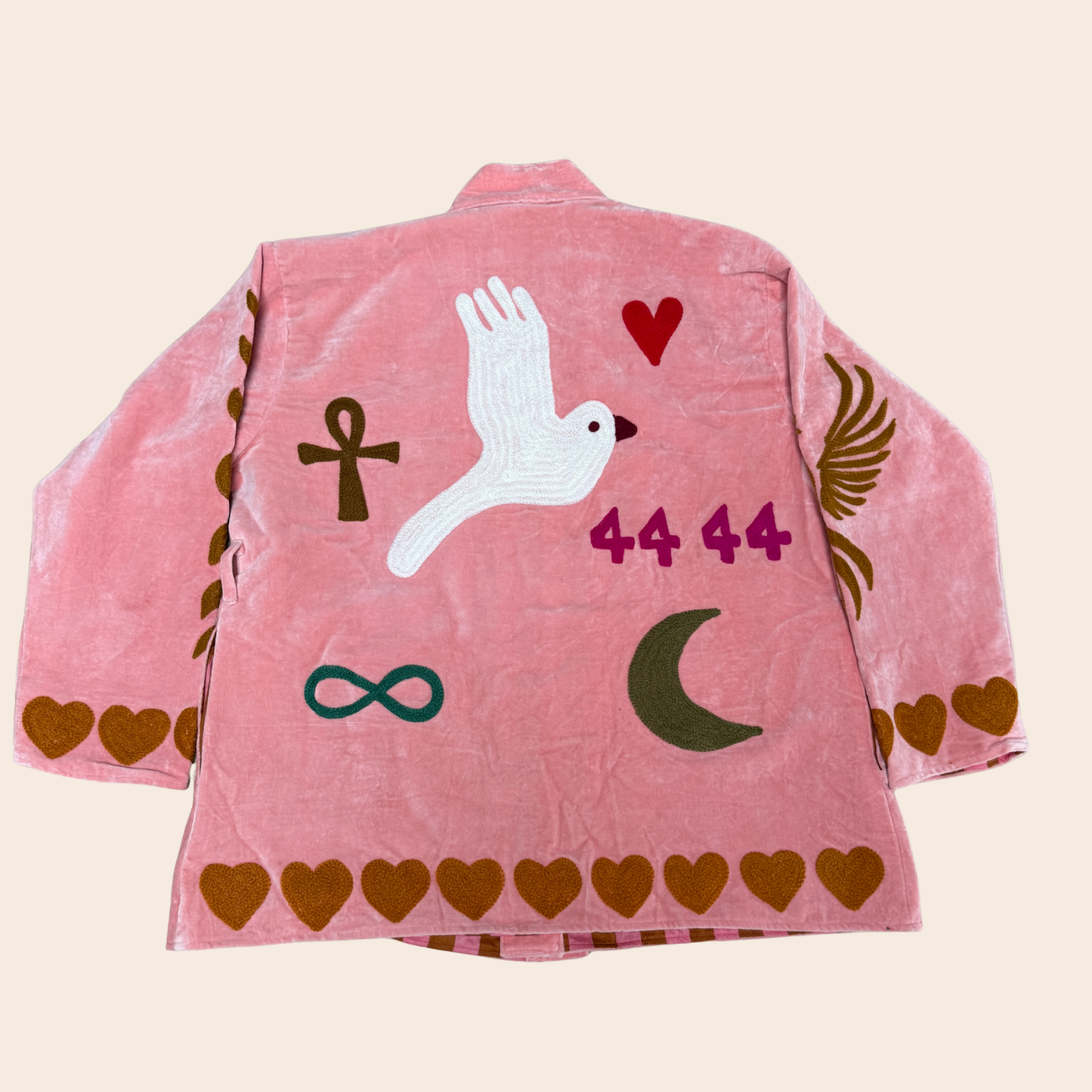 TOUT x Spiritjunkies - Samt-Kimono Rosa Magie